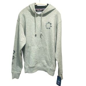 Champion Powerblend Fleece Hoodie NWT Men’s Sz M Athletic Logos Cozy Streetwear